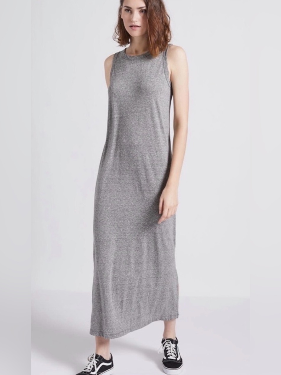 Current/Elliott “The Perfect Muscle Tee Dress” In Heather Grey Size 1 (Size Xs)